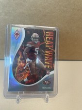 2021 PANINI PHOENIX FOOTBALL HEAT WAVE RC #15 TREY LANCE