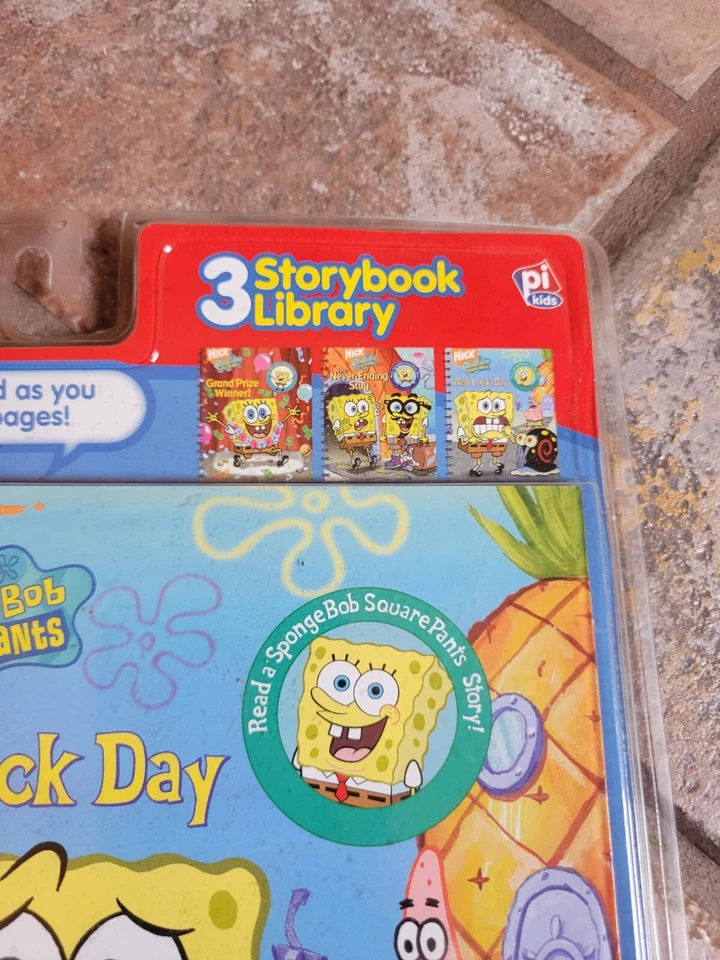 2005 NEW Story Reader Spongebob - 3 Storybook Library with Cartridge - Image 2 of 4