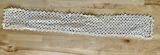 Delicate Vintage 21 x 2.5" Crochet Lace Runner or Dresser Scarf