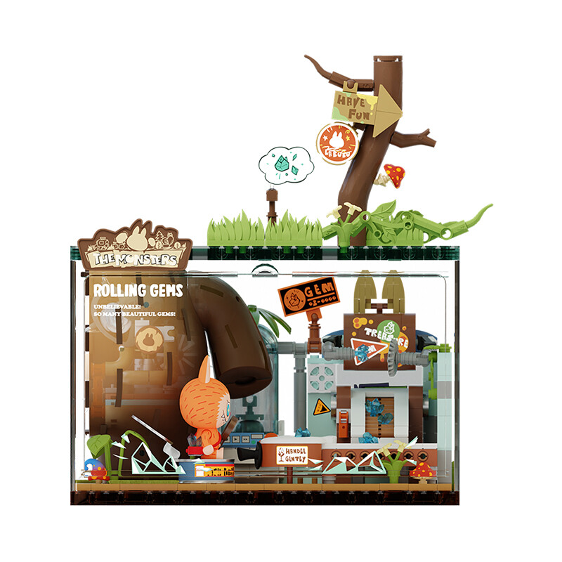 Pop Mart Labubu The Monsters Forest Secret Base Pop Blocks