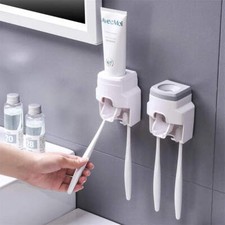 Creative Lazy Automatic Toothpaste Dispenser Toothpaste Squeezer Toothbrush Hold