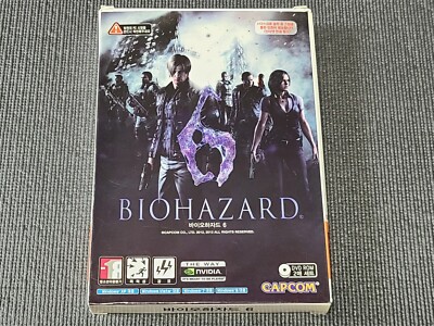 Biohazard 6 PC Retro Game Korean Version for Windows Computer DVD