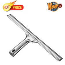 Unger Professional 12” Stainless Steel Window & Glass Cleaning Squeegee - Cleani