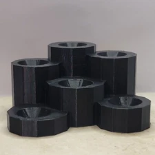 Black Multi Tier Display for Marbles Up To 1"