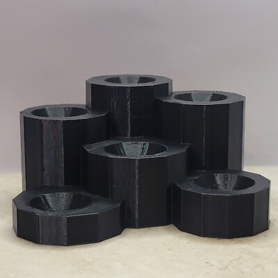 Black Multi Tier Display for Marbles Up To 1''