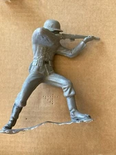Vintage MARX  6" German WWII Soldiers Plastic Army Man