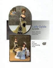 1:12 Miniature Art Doll Dressing ~ Dana Burton~ LADY GYLDA ~ TUTORIAL/PATTERN