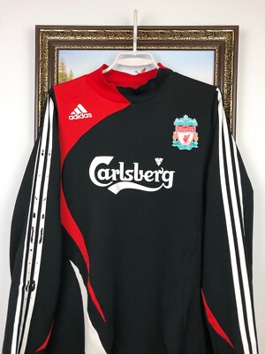 Vintage Adidas Liverpool Train Warm Up Sweatshirt Soccer Mens