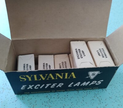 Vintage Sylvania BRD 4V 75AMP T5 Exciter Lamps 7 Bulbs NEW Old Stock