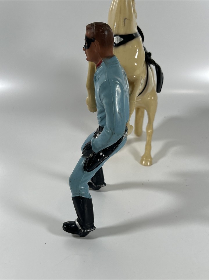 Original 1950s Hartland LONE RANGER & Full Rearing SILVER 800 Series ...