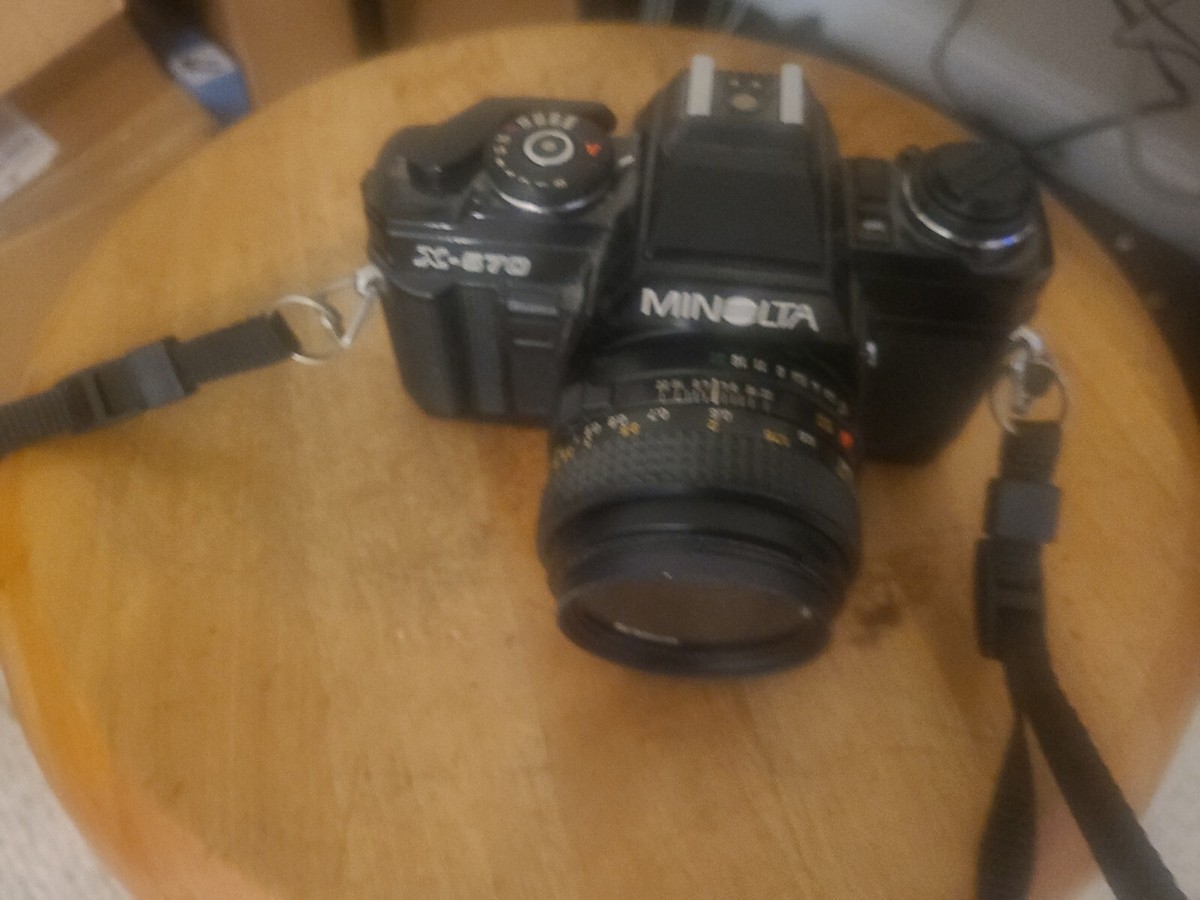 Minolta X-700 50mm Film SLR Camera w/ New MD 35mm f/1.7 | eBay