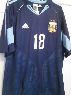 Camiseta Selección de Argentina 2004 away | Adidas - Peru FC