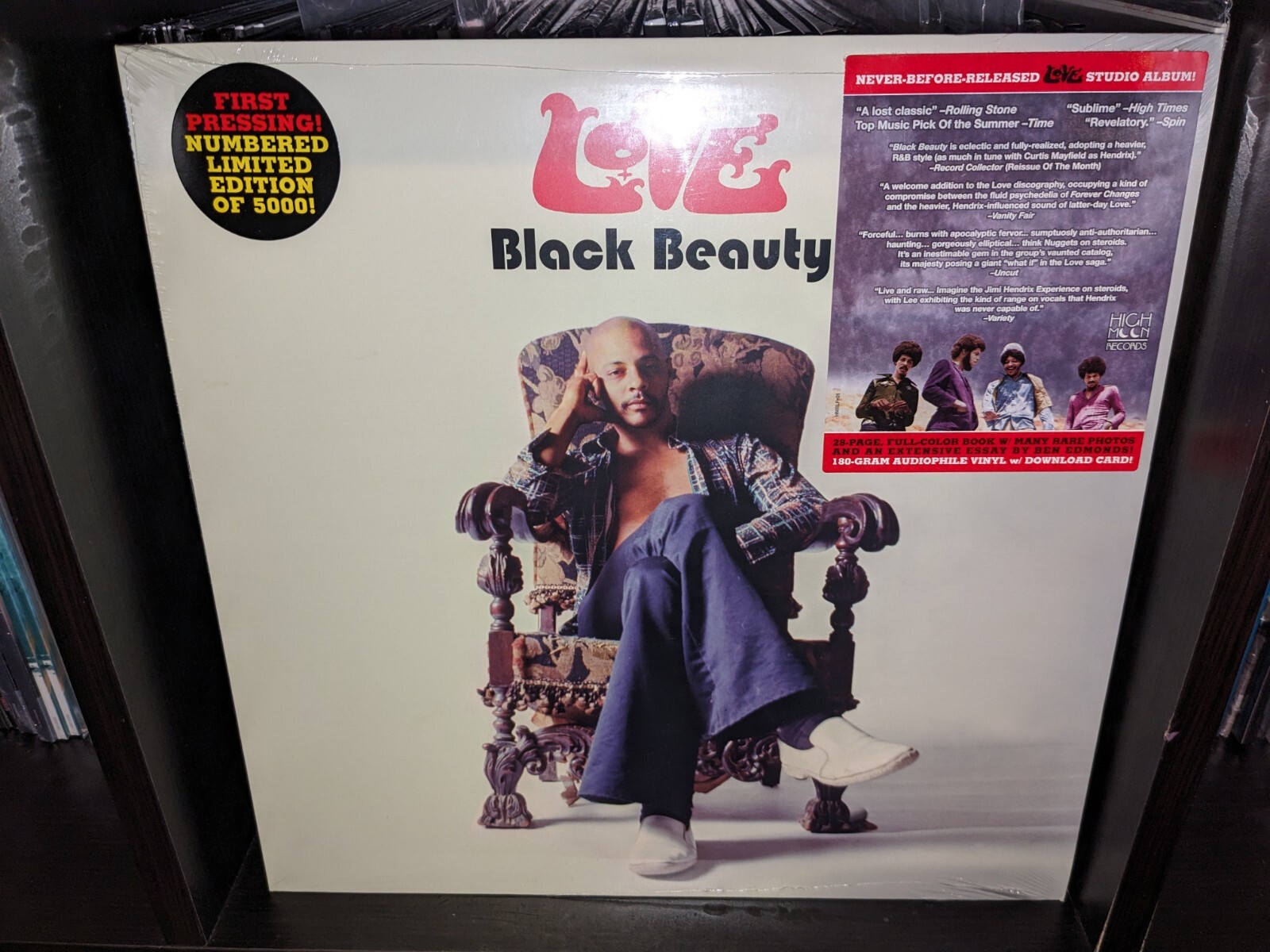 Love - BLACK BEAUTY - Виниловая пластинка тиражом 5000 экземпляров - НОВАЯ И ЗАПЕЧАТАННАЯ! Редкость!!