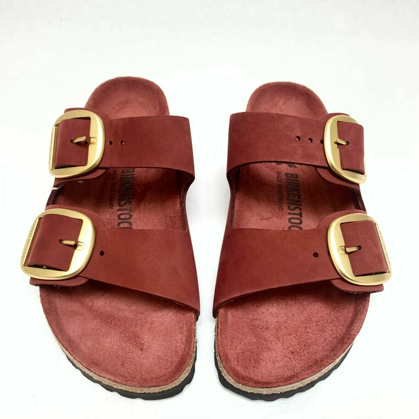 Birkenstock New w/o Box Arizona Big Buckle Vermouth Nubuck Narrow - Select Size