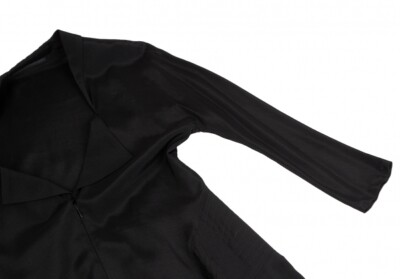 Yohji Yamamoto FEMME Front Zip Rayon Dress Size 1(K-129432