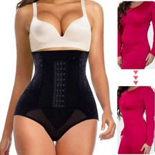 Women Tummy Control Waist Trainer Shorts Body Shaper High Waist Shapewear Pants