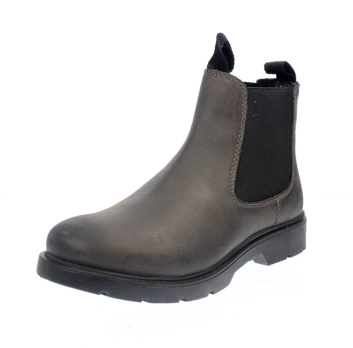 Lumberjack Charlie Chelsea Boots In Pelle Grigio Uomo Scarpe Stivaletti