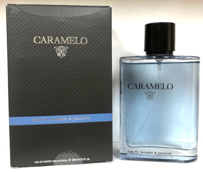 Caramelo Man #1 Lavander & Patchouli eau de toilette spray 3.4 Boxed