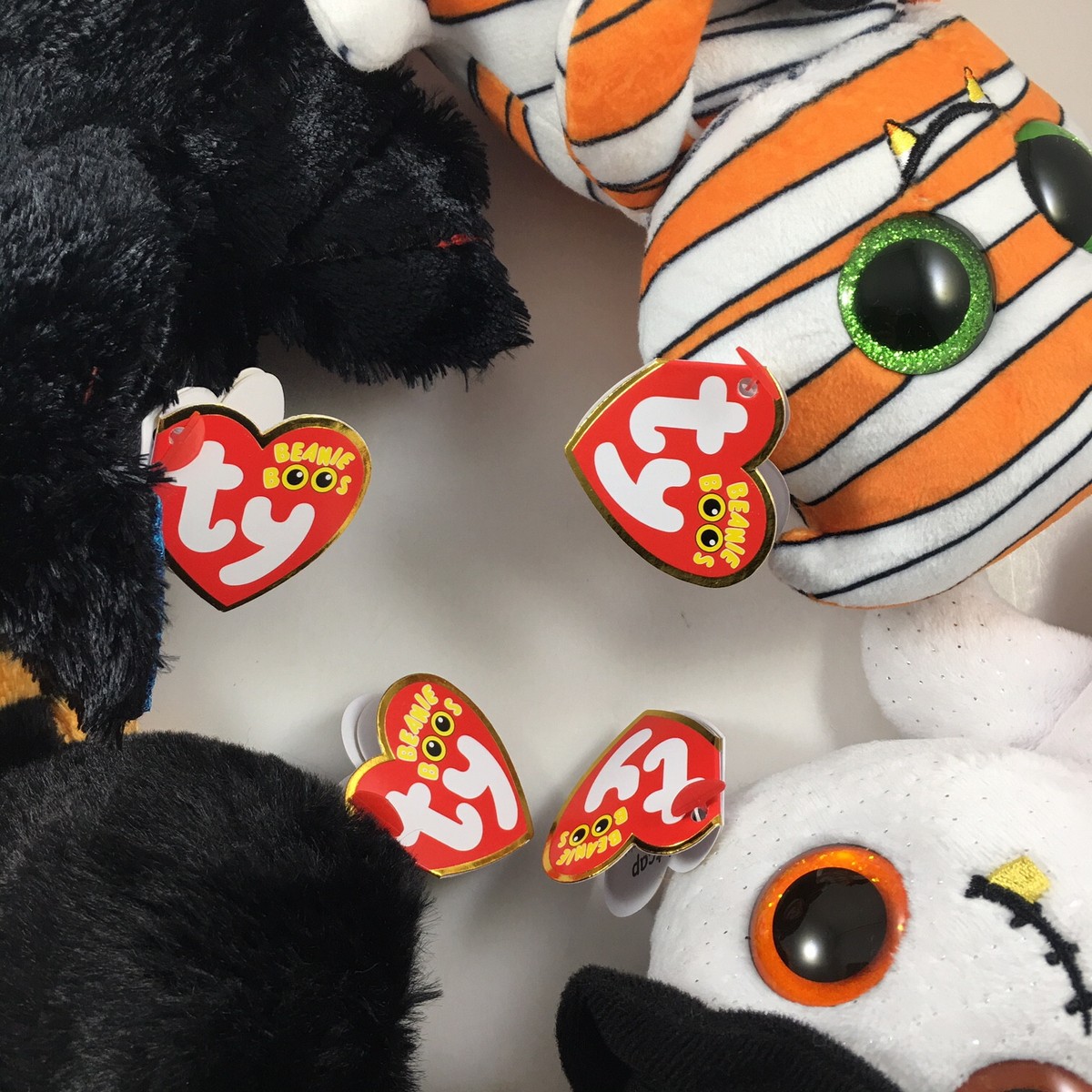 2023 Ty Halloween Beanie Boos - Nightcap, Charlotte, Ophelia