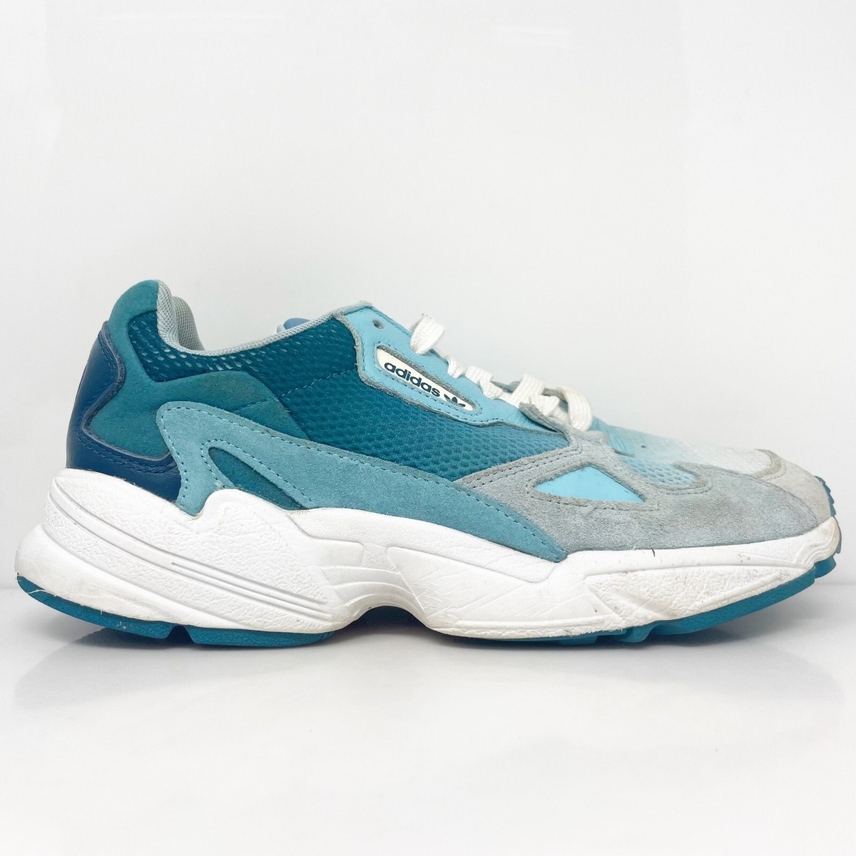 Adidas Womens Falcon EF1963 Blue Casual Shoes Sneakers Size 8.5 | eBay
