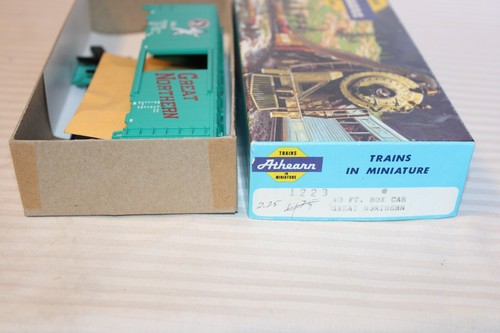 Athearn escala HO, coche de caja de 40', Great Northern, verde #27026 - 1223 BNOS | Zustand: New