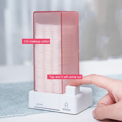 Automatic cosmetic cotton box Press type dustproof makeup remover storage box! - Picture 7 of 15