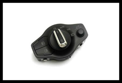 Chrome Euro Headlight Switch (Auto Version) For Audi A4 B8 / A5 / Q5