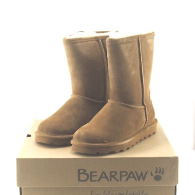 BEARPAW womens pull on winter boots mid calf hickory multi sizes