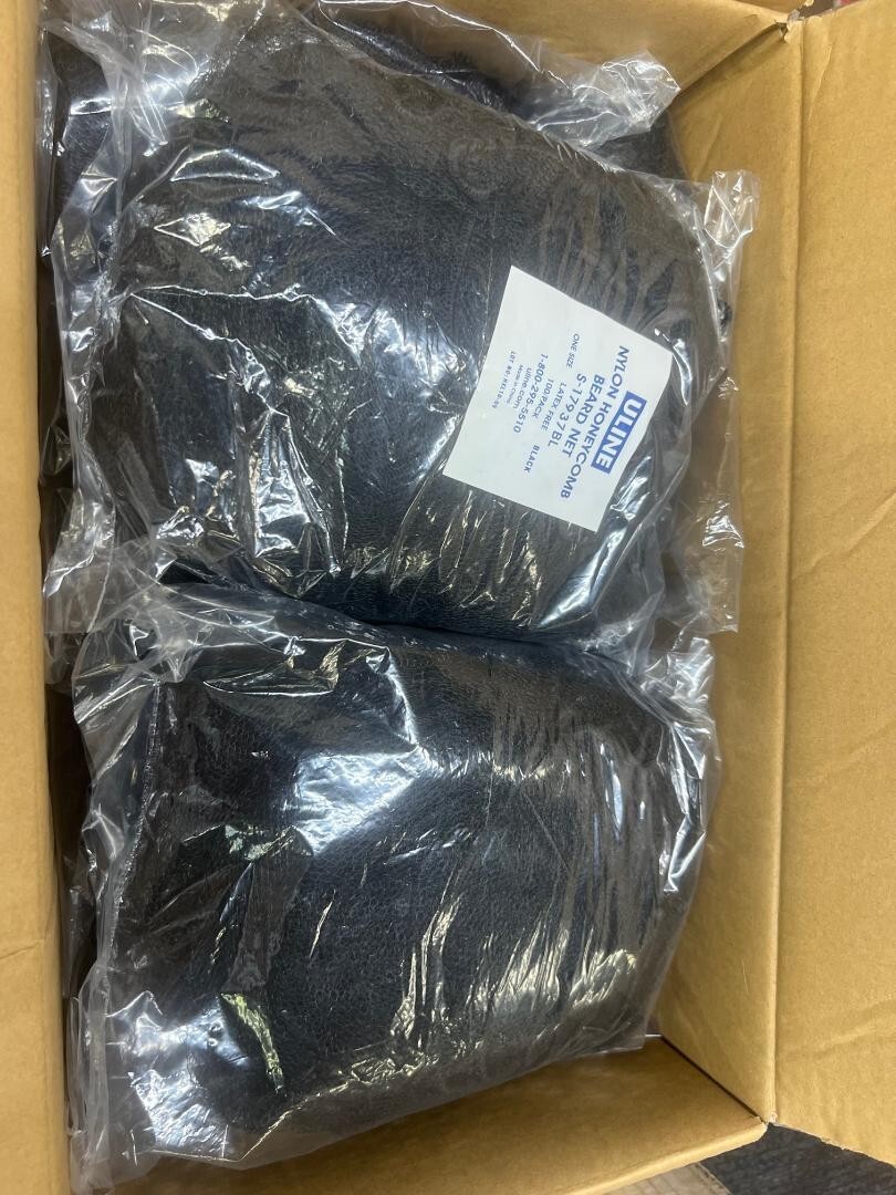 Uline Nylon Beard Nets Latex Free S17937 QTY 10 Packs of 100 NEW eBay