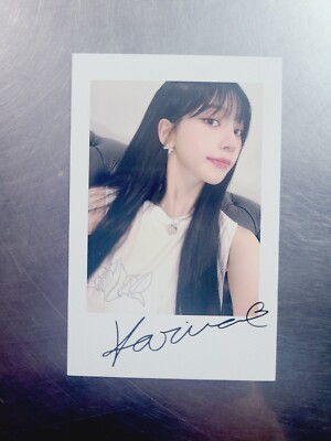 Aespa Karina Fotokarte Official ''WEEK - DRAMA CITY Pop-Up'' K-POP MD _ Rare