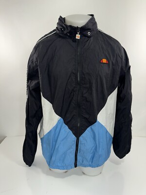 ELLESSE - Full Zip Hooded Embroidered Mens XXL Jacket