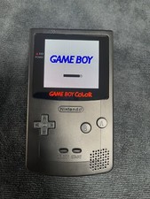 Black Gameboy Color Console OLED Touch Screen GBC Game Boy