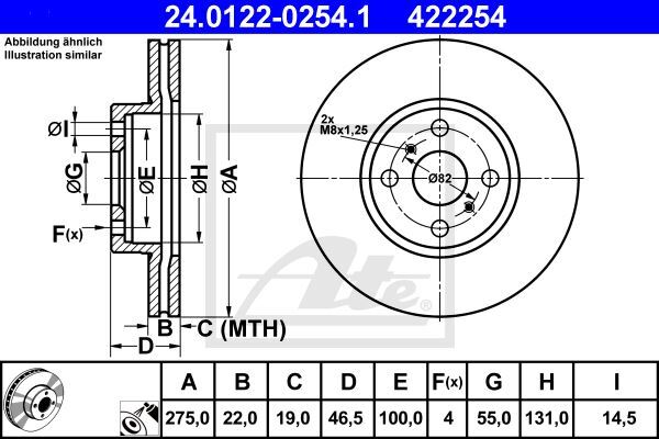 Disques de frein Toyota Yaris haute teneur en carbone anti-usure