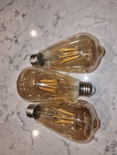 Vintage Edison Light Bulb ST58 LED Filament Bulb 6W 60 Watt Equivalent Dimmable