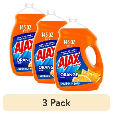 #ad 3 pack Triple Action Dishwashing Liquid Dish Soap Orange Scent 145 Fluid Ounce $37.67