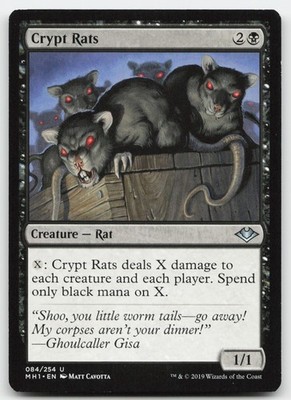 Crypt Rats #84 (LP) Modern Horizons MH1 Magic MTG
