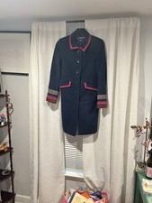 Boden Limited Edition Navy Cashmere Wool Pea Coat Size 4
