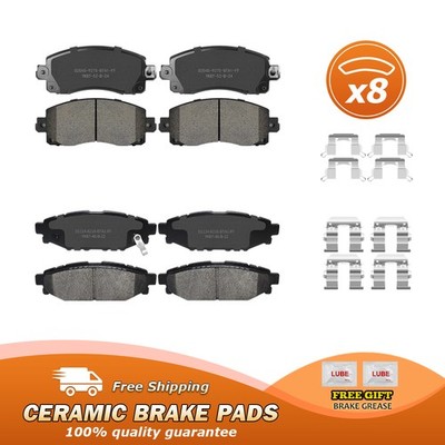 Front and Rear Ceramic Brake Pads for 2018 - 2022 Subaru Impreza Crosstrek