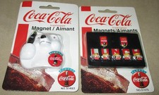 Vintage Coca Cola Magnet Lot - Always Coke Bear with Bottle and Lunch Menu