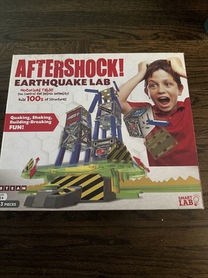 Smart Lab Aftershock Earthquake Lab Motorized table building game experiment