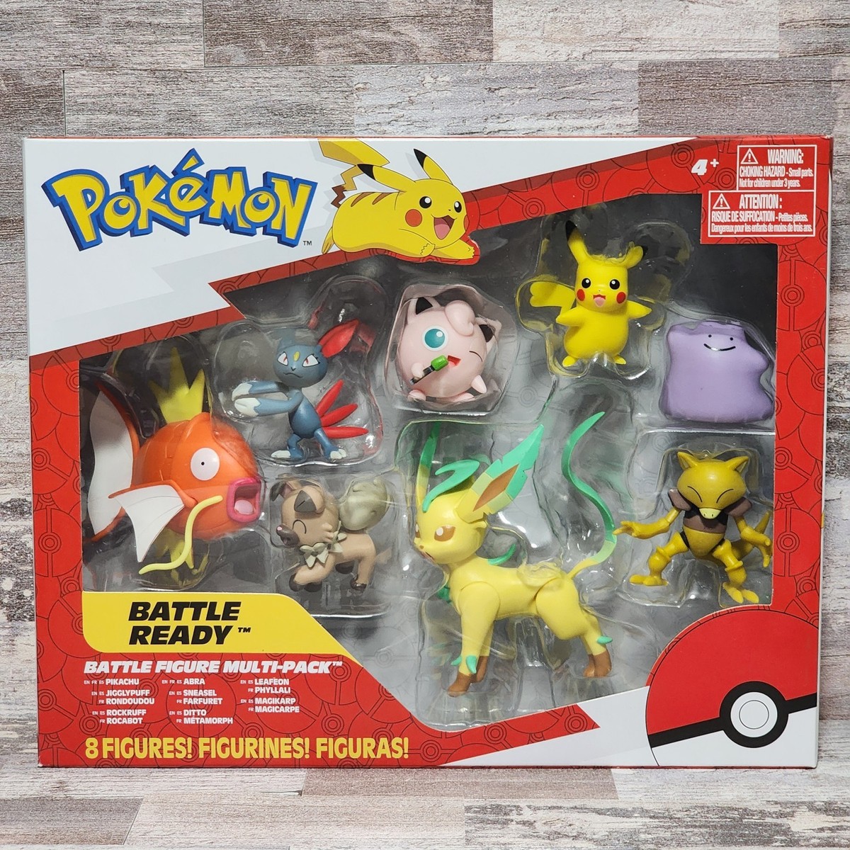 Pokemon Battle Ready Multi-Pack 8 Figures PKW2686 2022 NIB Pikachu