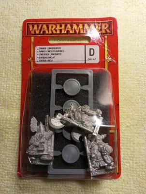 WARHAMMER ''Zwergen Langbärte / Dwarf Longbeards'' (1999) Varia 2. Neu im Blister