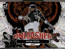 2023 Donruss #U11 Oscar Colas Unleashed Rapture Chicago White Sox (P)