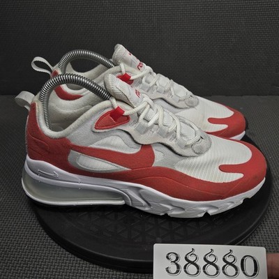 Nike Air Max 270 React Shoes Mens Sz 6 White Running Low Top Sneakers CW2625-100
