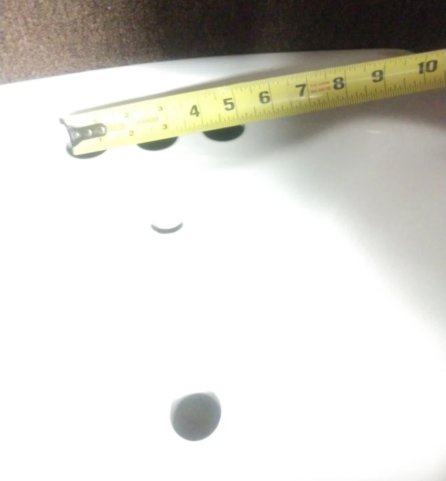 Lavabo de fregadero Glacier Bay para pedestal o soporte 24" x 20" x 8,5", Shelburne 779-190 Foto 4 de 4