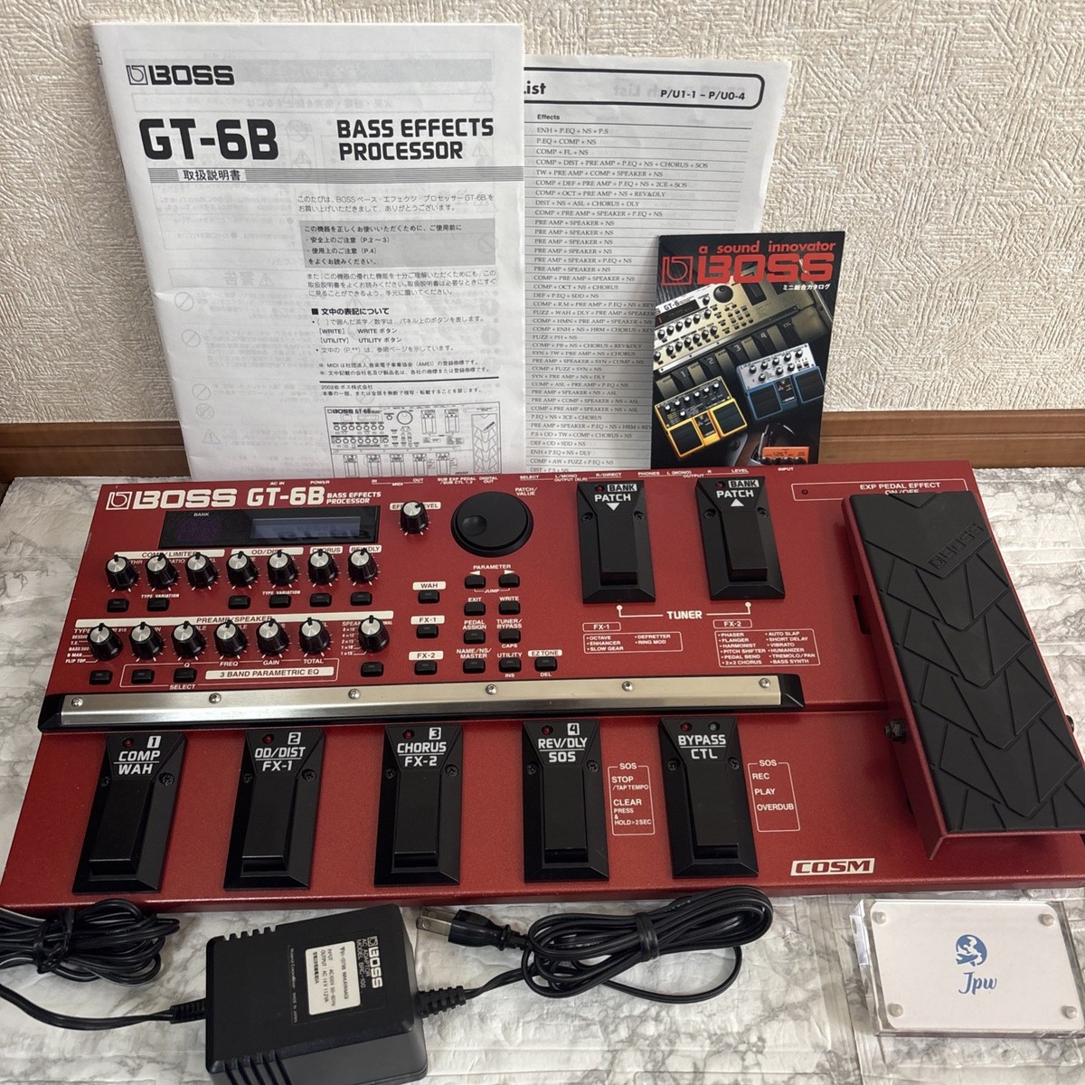 ベース BOSS GT-6B BOSS Bass Effects Processor GT-6B Guitar Multi-Effects Processor