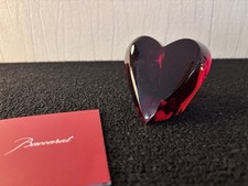 Cœur rouge en cristal de Baccarat mod5