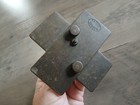 Vintage Brass Press Mold - Tool Marked Patent Seeger - Unique Design - Unknown — photo 3