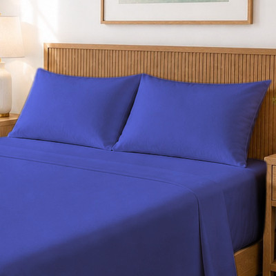 High Thread Count 2200 Cotton Blend  Soft Deep Pocket 4-Piece Cooling Sheet Set