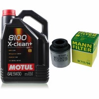 Mann Inspektionspaket Motul 8100 5W-30 FüR VW Polo 1.2 TSI 1.4 GTI Golf VI Audi